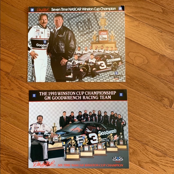 Collectible Dale Earnhardt fan cards - set of 8 - Picture 4 of 7